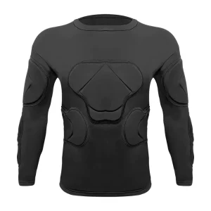 Men’s Pro Soccer Goalkeeper Kit Long Sleeve Anti-Collision Padded Jersey Pants EVA Foam Chest Elbow Protection Sportswear Bulk