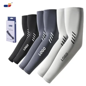 Mens Running Baseball Basketball Sunscreen Arm Sleeves Sport UV Protection Cooling Compression Cycling Arm Sleeves for Men