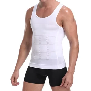 Men’s Slimming Vest Body Shaper Tummy Control Undershirts Compression Shirts