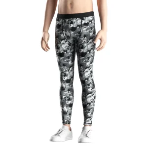 Mens Spats Compression Pants High Elastic Training Gear Quick Dry Breathable Fabric Ergonomic Fit for Gym and Sports