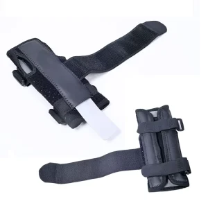 Men’s Women’s Nylon Steel Plate Support Palm Winding Wrist Guard Removable Adjustable Tendon Sheath Protective Sleeve for