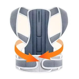 Men’s Women’s Polyester Posture Corrector Anti-Hunchback Back Brace Invisible Undergarment Shoulder-Opening Straight-Back Design