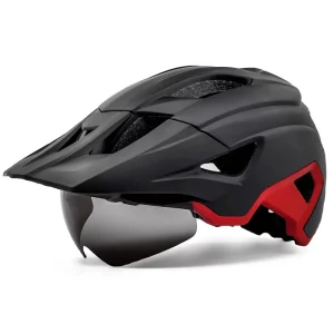 Men’s and Women’s Cycling Helmets Lightweight Adult Mountain Bike Helmets Sports Safety Protective Gear With Goggles