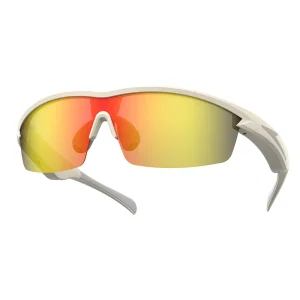 MiZhiTong Unisex Polarized Sports Smart Glasses Touch Control Interpupillary Adjustment Music Speaker Cycling Running Baseball