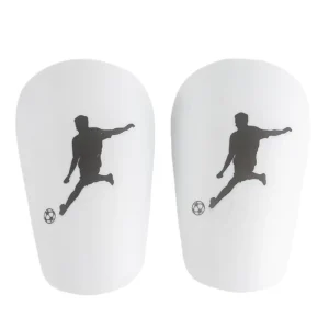 Mini Football Shin Guards Men’s Women’s Thickened PU Material Christmas Theme Adult Black White Insert Plate Protector