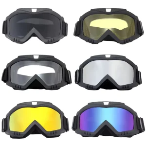 Motor Goggles Anti-Fog Dustproof Offroad Helmet Glasses For Dirt Bike ATV UV400 Protective Eyewear For Outdoor Cycling Skiing