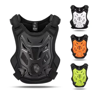 Motorcycle Armor Chest Vest for Cross Country Riding Protective Rally Rider Gear with Back Support