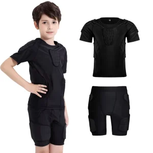 Motorcycle Armor Underwear Protector Motorcycle Jacket Child Base Layer Pants Motocross Motorbike Moto Body Protective Gear Suit