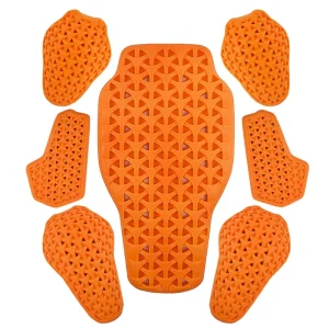 Motorcycle Back Chest Elbow Shoulder Pads with Built in Protective Cover CE2 Certified Moto Equipment