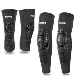 Motorcycle Elbow Protector Arm Sleeves Motorbike Cycling Knee Protector Gear MTB ATV Riding Knee Pads Guard Bike Outdoor Sports