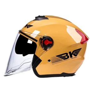 Motorcycle Half Face Helmet ABS EPS Cotton Inner Lining Breathable All Seasons Dual Visor Factory