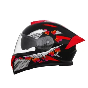 Motorcycle Helmet ABS Material Safe and Durable Double Lens Removable Ear Protector