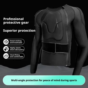 Motorcycle Jacket Impact Protective Gear Riders Jacket Elastic Breathable Mesh Chest Shoulder Pad Skiing Cycling Custom Logo
