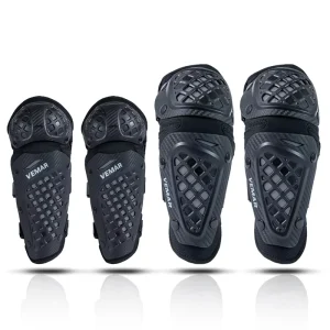Motorcycle Knee Pad Elbow Protective Combo Leg Guard Shock Absorption Lightweight Anti fall Outdoor Sport Motocross