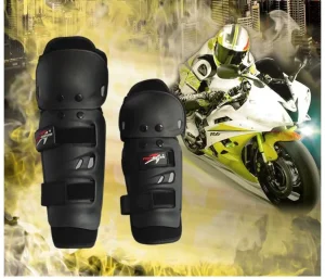 Motorcycle Knee Shin Guard for Men Adjustable Knee Protector Pads Dirt Bike Knee Pads Protection Armor for Motocross Cycling