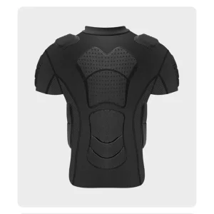 Motorcycle Protective Guard with Padded Chest and Shoulder Support
