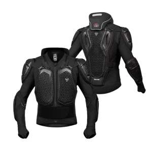 Motorcycle Protective Hard Armor Suit With Neck Guard Slim Fit Off Road Riding Armor