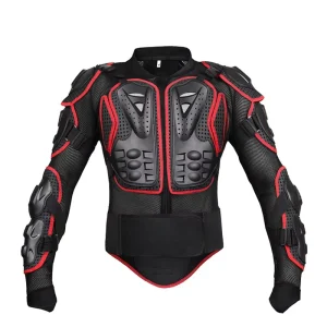 Motorcycle Riding Jacket PE Material Breathable Mesh Cloth for Men Off-Road Crash Protectors