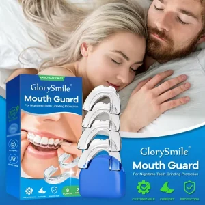 Mouth Guard Moldable Dental Night Guard, Anti Snore Grinding Teeth Mouth Piece, 8 Packs