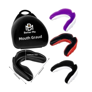 Mouth Guard Sports for Adults, Mouth Guard with Case for Boxing, Karate, Rugby, Football