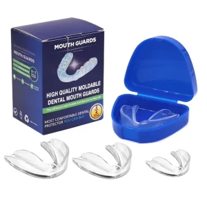 Mouth Protector with Storage Case Anti Grinding Mouthguard EVA Sports Mouth Guard Stop Bruxism for Teeth Clenching at Night