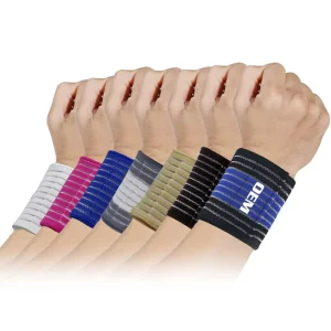 Multi Color Striped Wrist Elbow Support Bands Durable Breathable Arm Protector Belts Fitness Safety Wrist Arm Bandage