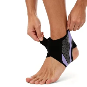 Multi Sport Ankle Brace Nylon Spandex Adjustable Compression Comfortable Support Compression Sleeves Ankle Brace