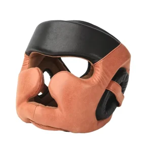Multi Sport Protective Headgear Protective Gear Head Guards Cowhide Leather Head Helmet Boxing Head Guards