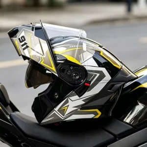 Multi color Modular Motorcycle Helmets Motocross Flip Up ABS Helmet All Seasons