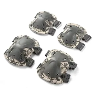 NQ SPORTS EVA Breathable Lightweight Unisex Knee Elbow Pads for Sports Fitness Tactical Riding Protection