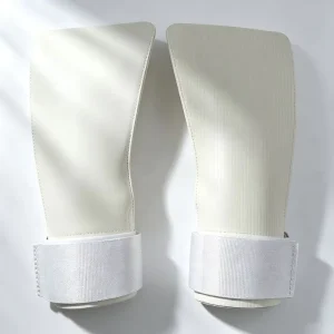 Natural Rubber Hand Protectors Strap For Powerlifting & Deadlift, Ergonomic Palm Guards With Hook-and-Loop Strap Custom
