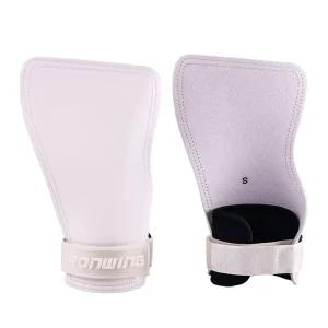 Natural Rubber PVC Breathable Large Palm Booster Belt Pull up Hard Pull CF Fitness Gloves Grip Belt Palm Guard Bench Push