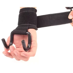 Natural Rubber & PVC Non Slip Unisex Wrist Straps Wraps Support for Gym Training Accessories Weightlifting Pull ups Wrist Guards