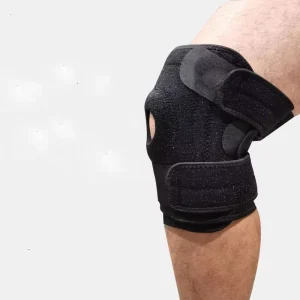 Natural Rubber Sports Knee Support Breathable Non Slip Elastic Band Outdoor Hiking Mountaineering Meniscus Protector