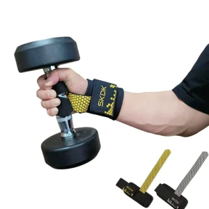 Neoprene Adjustable Wrist Straps with 5mm Palm Guard for Weight Lifting