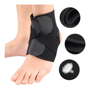 Neoprene Ankle Brace for Men Women Ankle Support Brace Right Foot Medium