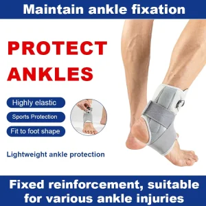 Neoprene Ankle Support Brace for Foot Drop Prevention Achilles Tendonitis Relief Adjustable Durable Sports Support for Unisex