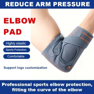 Neoprene Anti-Slip Elbow Sleeve Protector Adjustable Compressive Closure Breathable Elbow Support Brace