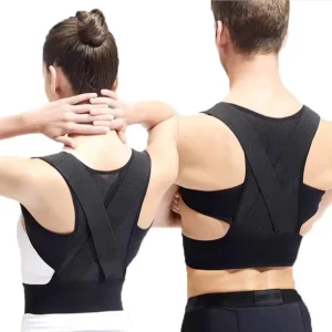 Neoprene Back Brace Posture Corrector Breathable Advanced Protection Shoulder Straightener Adjustable Full Back Support