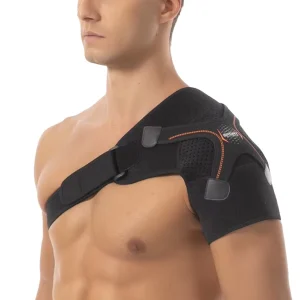 Neoprene Breathable Shoulder Brace Pads with Adjustable Straps Compression Shoulder Support Protection for Unisex