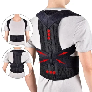Neoprene Cross Border Back Correction Posture Support Belt Invisible Design Support Strips Advanced Protection for Men Women