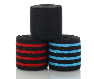Neoprene Elastic Bandage Knee Support Squats Weightlifting Compression Leg Wrap Fitness Training Protective Gear for Belt