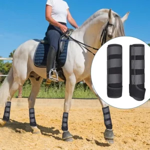 Neoprene Equestrian Horse Leg Protector Boots Non Restrictive Guards Polo Wraps