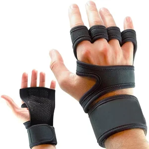 Neoprene Fingerless Gym Gloves for Weightlifting Sports Fitness