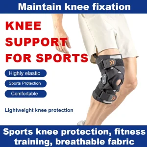 Neoprene Knee Support Compression Sleeve with Protection & Stabilizer Adjustable for Sports Safety