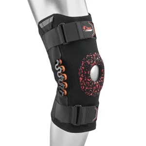 Neoprene Knee Support Protector Hinge Design Breathable Adjustable Hook Loop Closure For Running Sports Workout Unisex