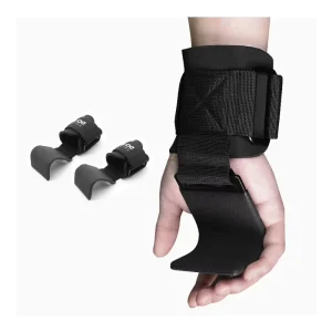 Neoprene Padded Wrist Straps for Liftups and Shrugs Protective Hand Grip Hooks Workout Wrist Wrap
