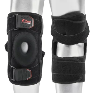 Neoprene Soft Support Sports Knee Brace Pads Steel Breathable Open Hole Powerlifting Safety Knee Protector Non Slip Custom Logo