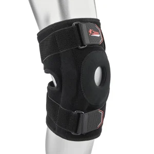 Neoprene Support Sports Knee Brace Pads Steel Breathable Open Hole Design Powerlifting Sports Safety Knee Protector Eco-Friendly