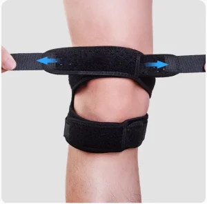 Neoprene Thick Elastic Knee Support Strap Breathable Lightweight for Sports Adjustable Compression Protection